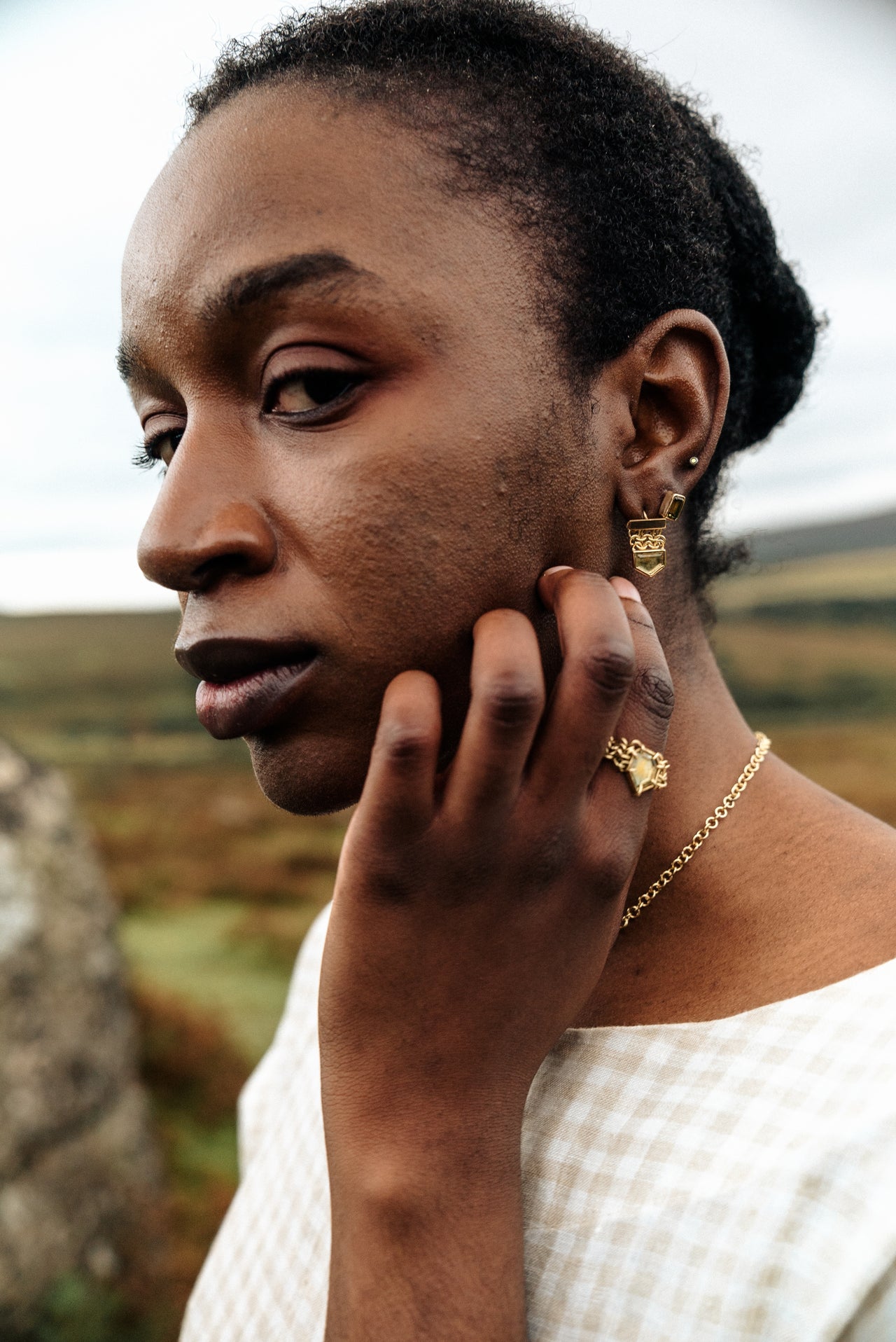 Moorland Bracken Hook Earrings