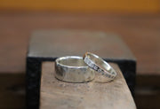 Make your own wedding rings workshop Dartmoor with Corrinne Eira Evans Goldsmith. Handcraft your own wedding bands Devon